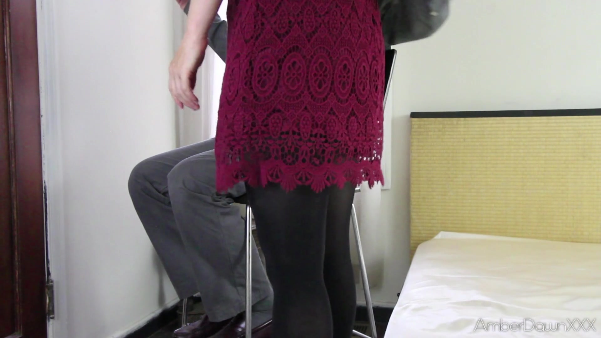 Spanked In My Red Dress - Amberspanks