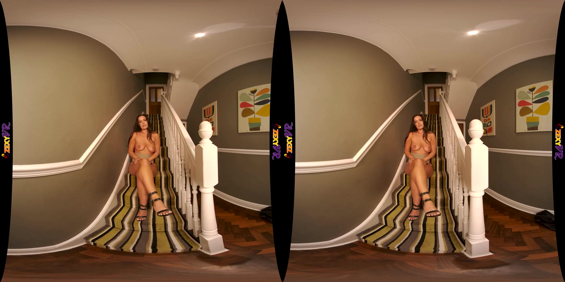 Stairway To Heaven - Big Tits Striptease Big Ass Curvy Solo Model