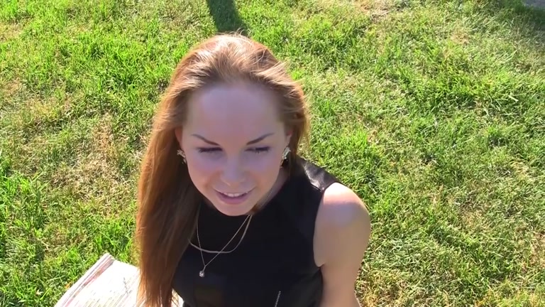 Sexy stripper gets fucked in the park