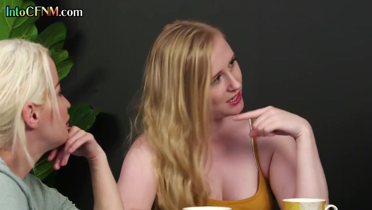 CFNM deepthroating ladies suck in group oral action