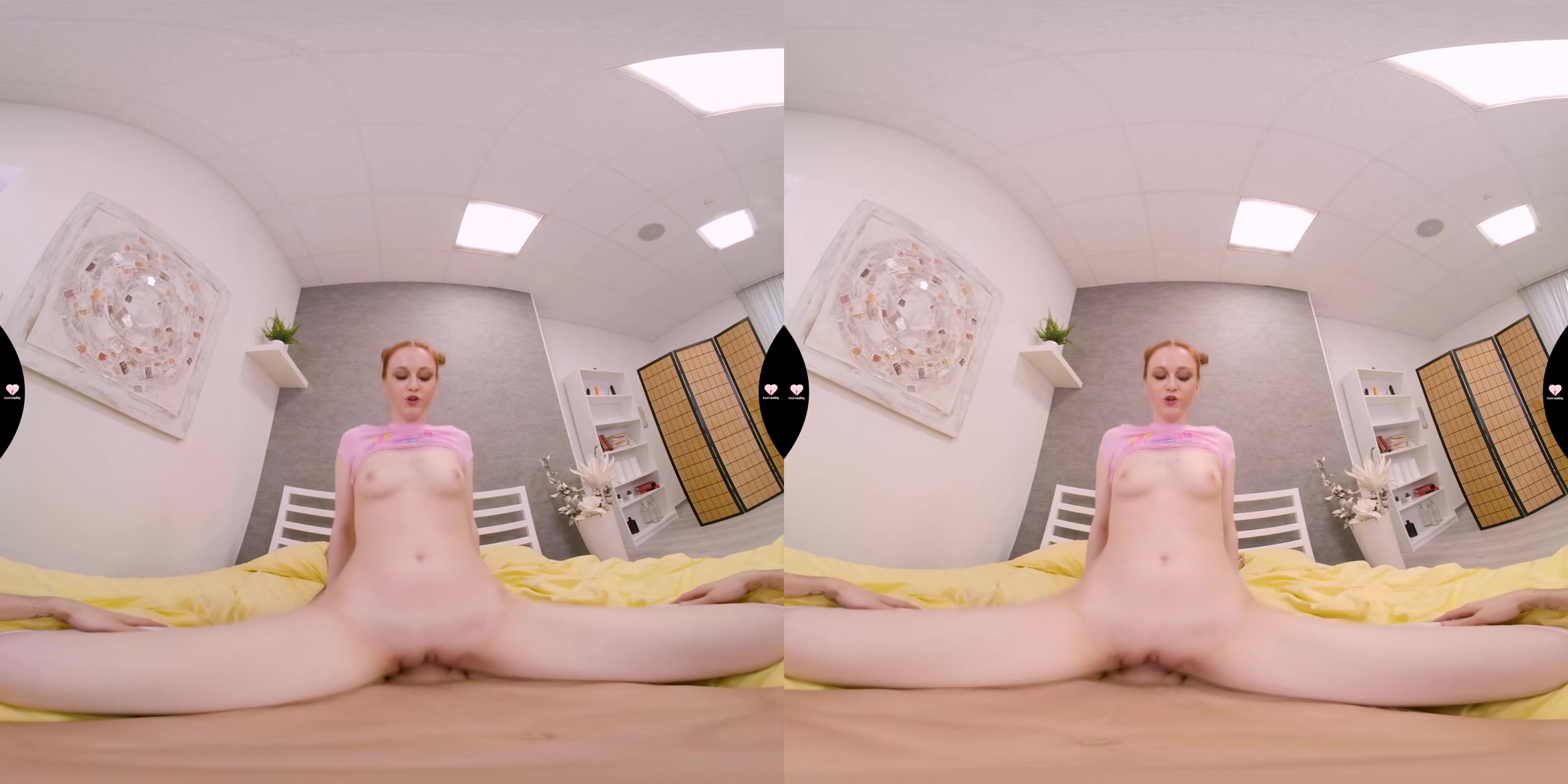 Your Sexy Redhead Angel In Pink Needs To Be Creampied - LustReality