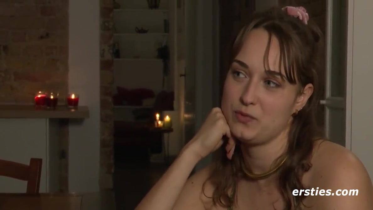 Leoni Stands On Clothespins On Her Labia