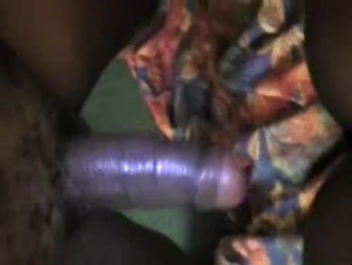Homemade sex tape of an Ebony girlfriend slammed by a black dong