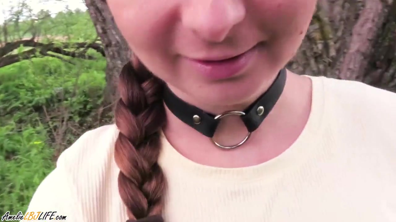 student 18+ Deep Blowjob Dick Lover And Cum Swallow - Outdoor