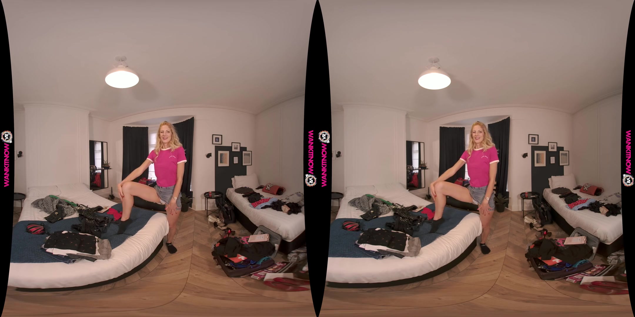 The Best Tenant - Cute Blonde Amateur Strips to Pay her Rent