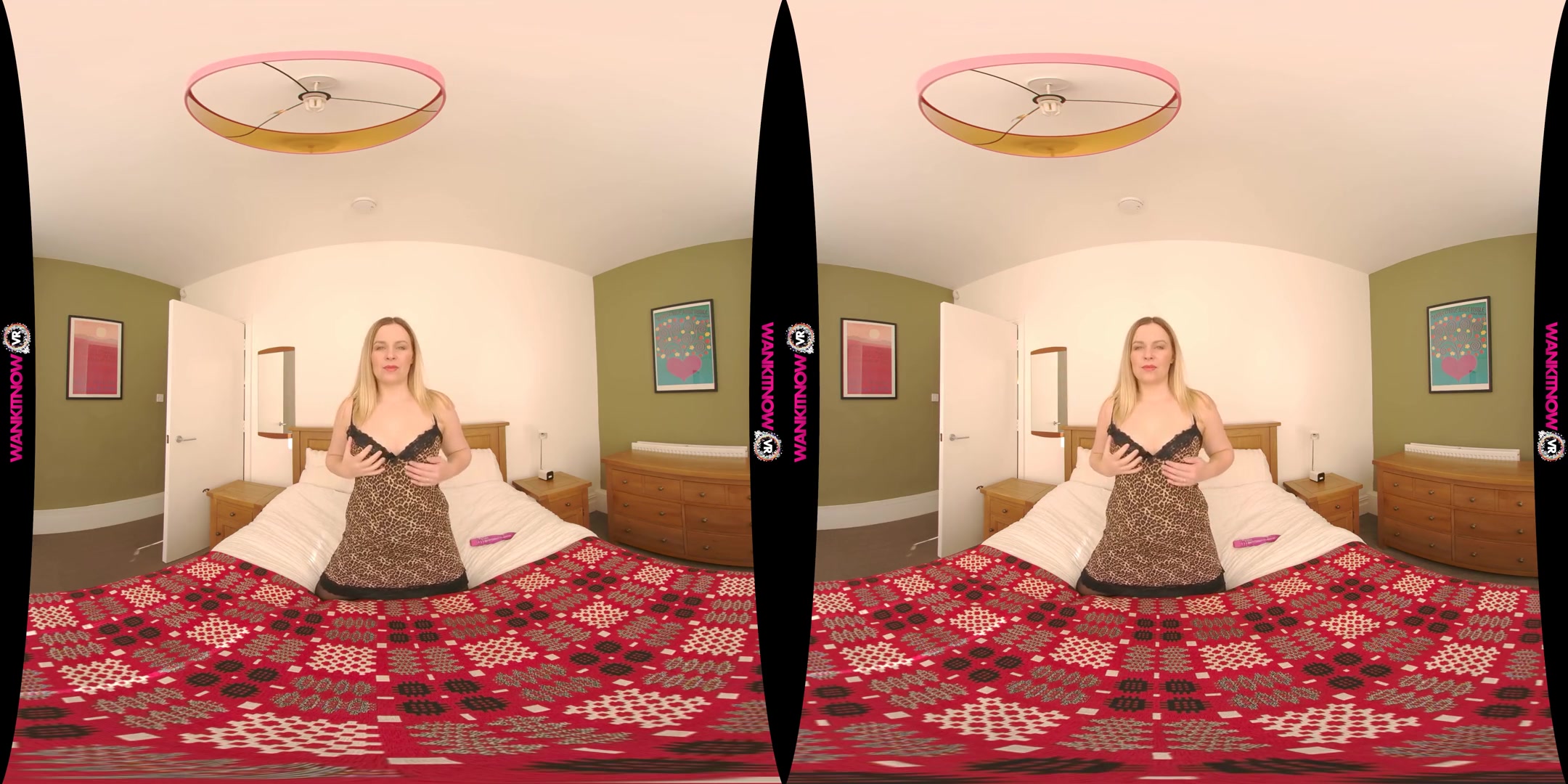 Watch Me Play - Horny Blonde Solo Stripping in Stockings