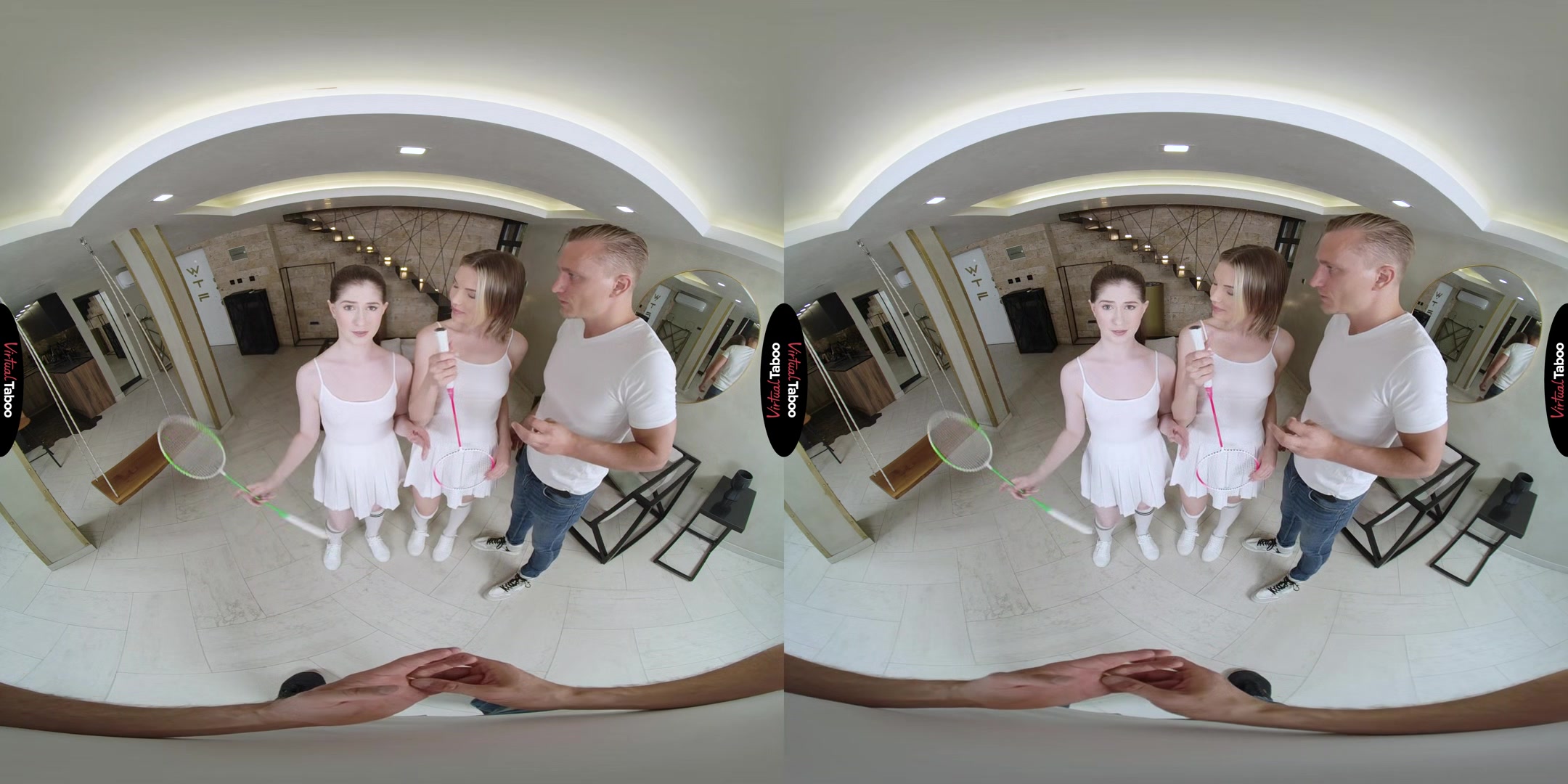 Hot Pearl, Milka Way VR Porn: Stepsister Swappers - VirtualTaboo