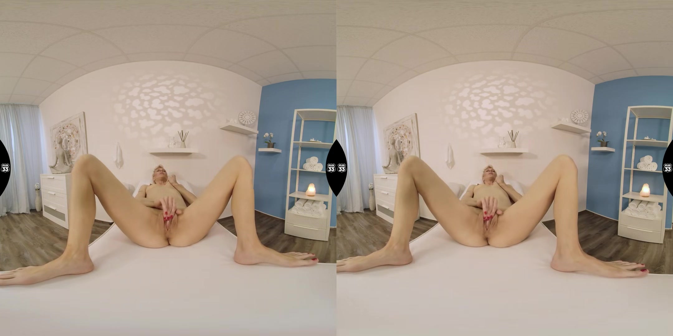 Just Solo - Mature Short Haired Blonde MILF GILF Solo
