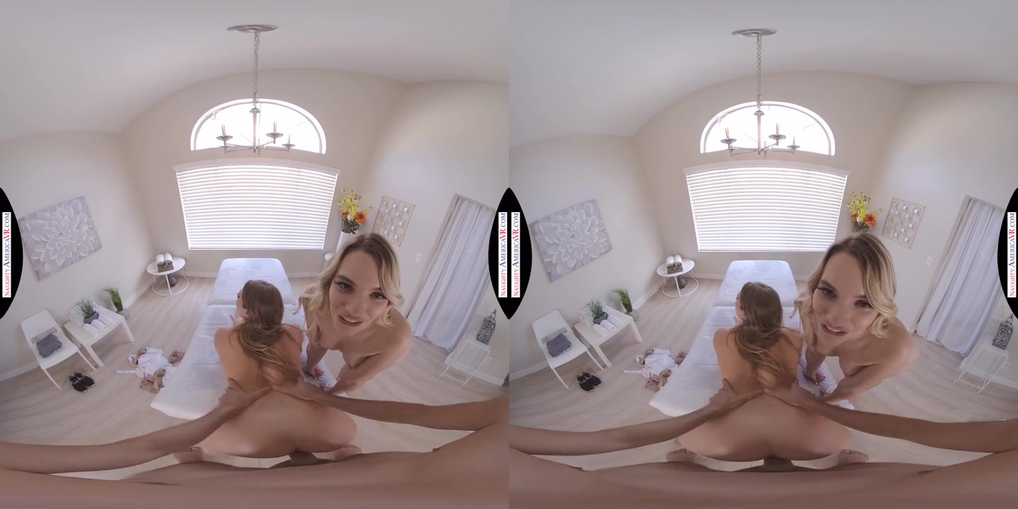 The Deluxe Spa Package Includes Kenna James & Veronica Weston Taking Care Of Your Cock