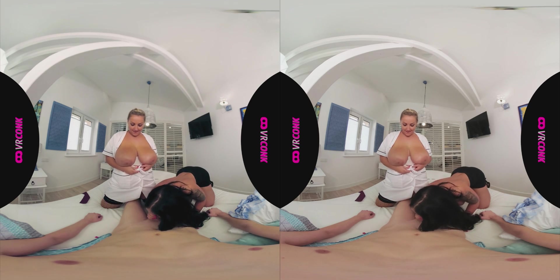 Krystal Swift & Jennifer Mendez in She Will Be Yours - VR Porn Video - VRConk