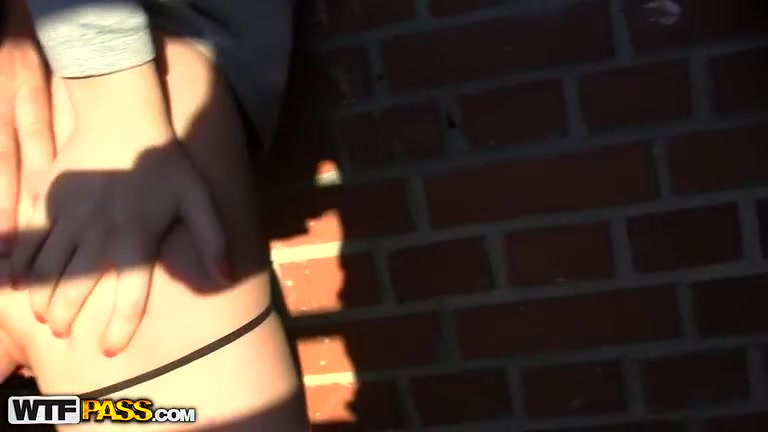 Blond in avid public fuck adventure