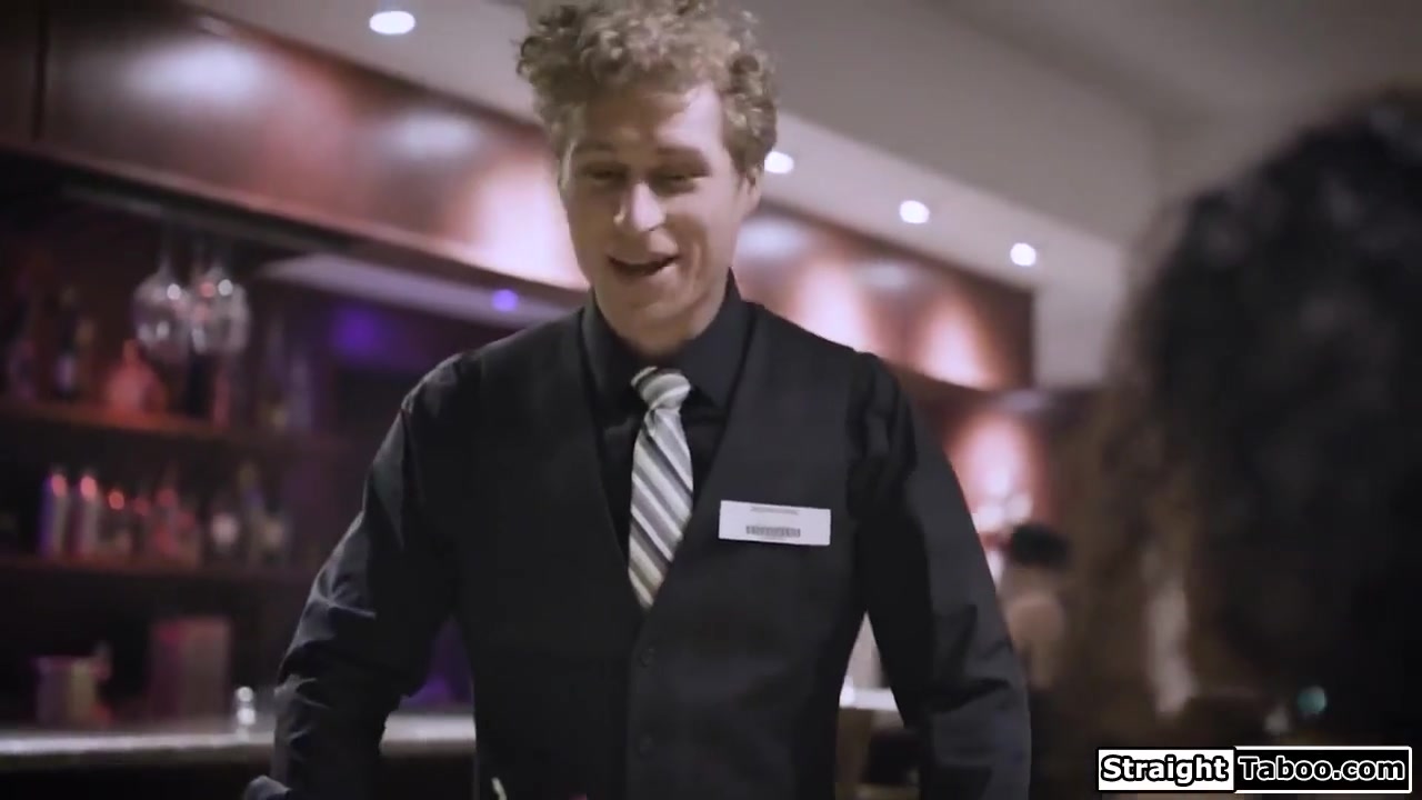 Latina Girl Fucked In Public By A Waiter