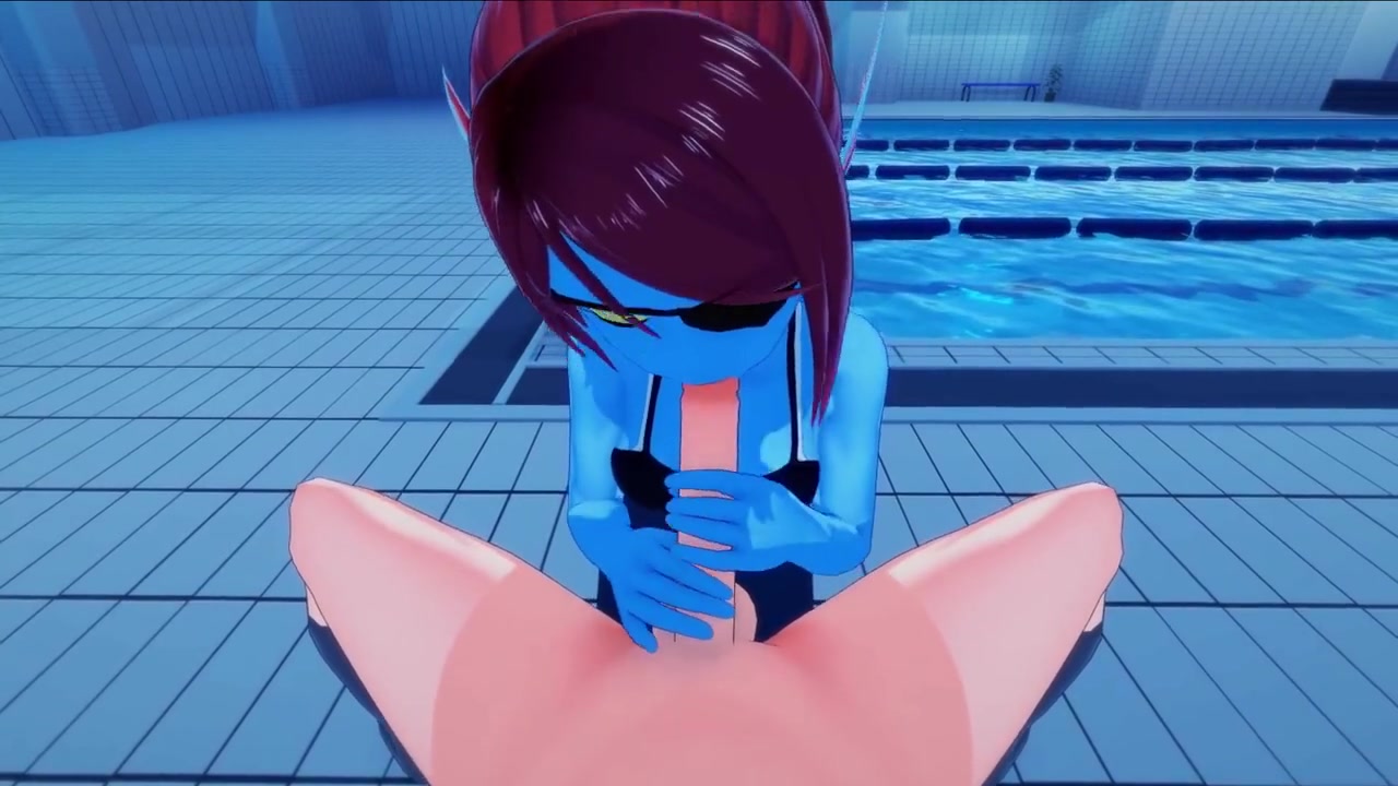 Undine Gets Fucked From Pov, Swallows A Load Of Cum. Undertale Hentai