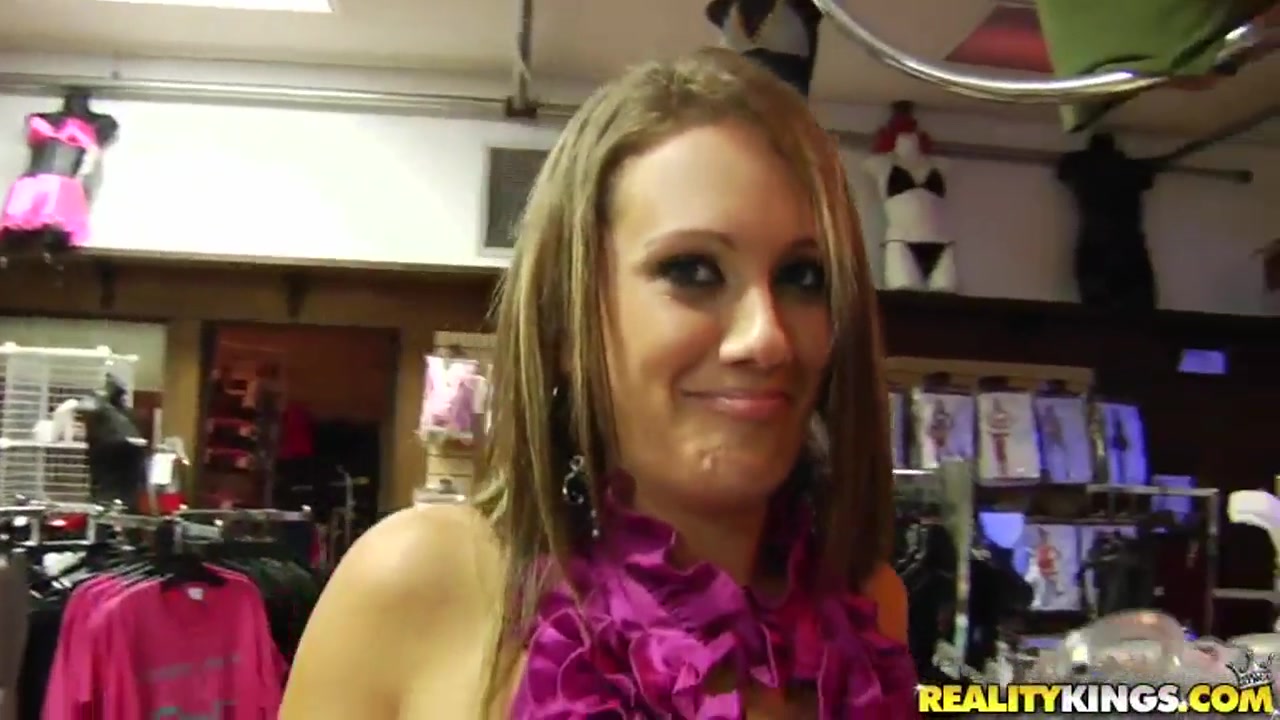 Passionate sex with shop assistant in the sex shop