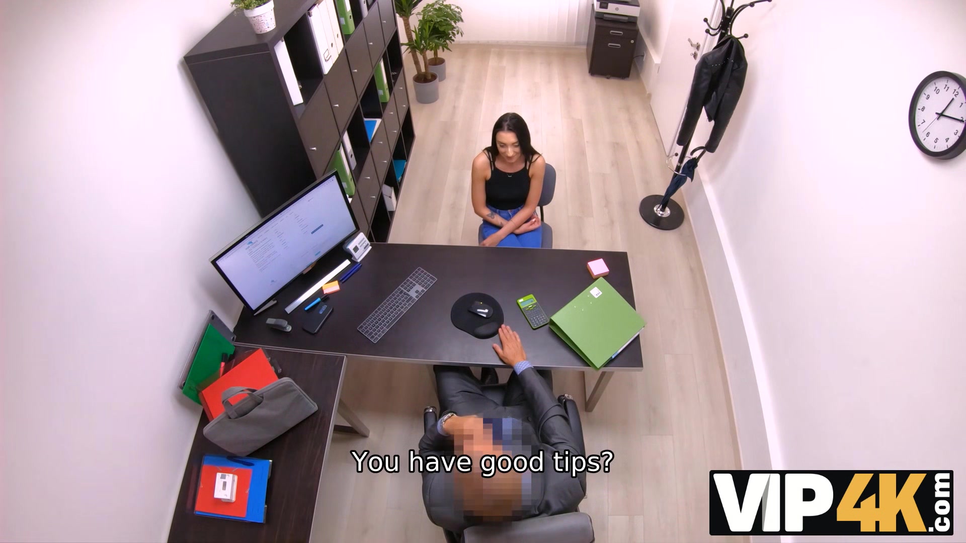 VIP4K. Boy has sex with easy woman who spreads her legs for his money