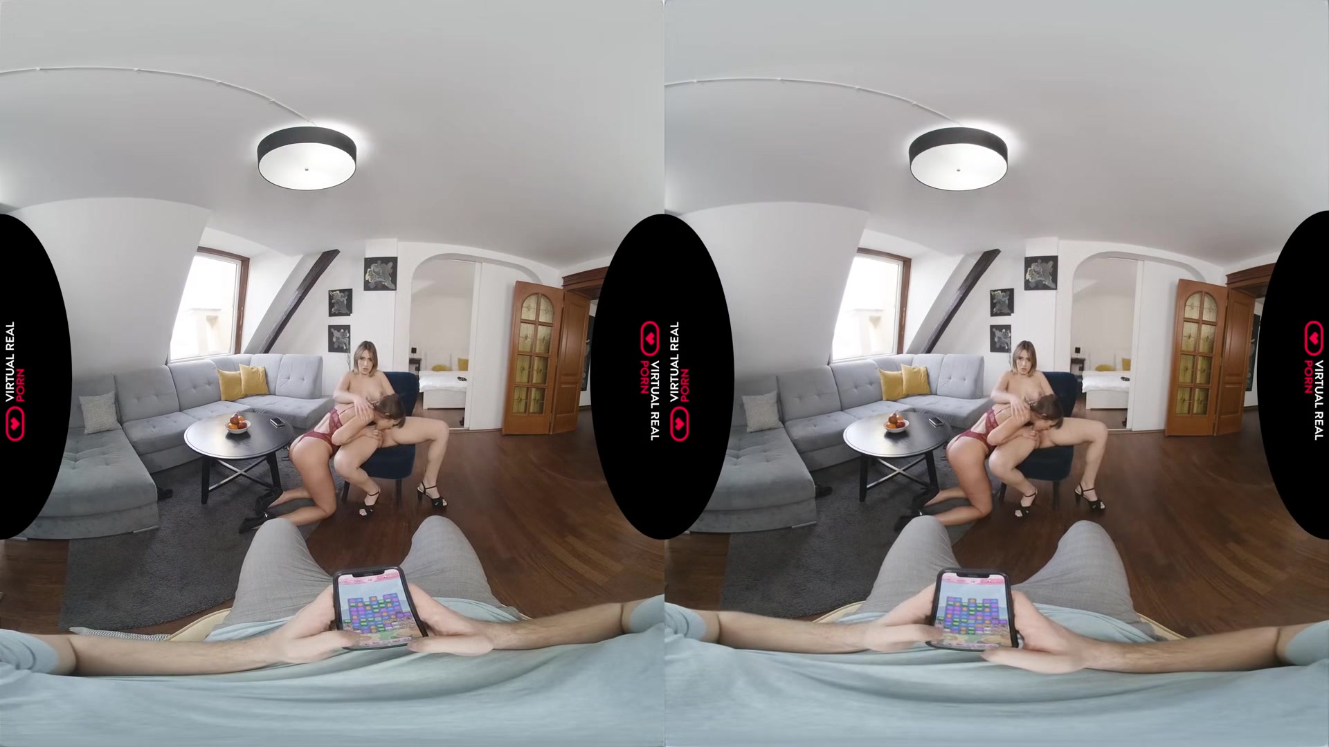 There's Always Something Fun to Do - Hot Threesome with Two Pornstars in Virtual Reality