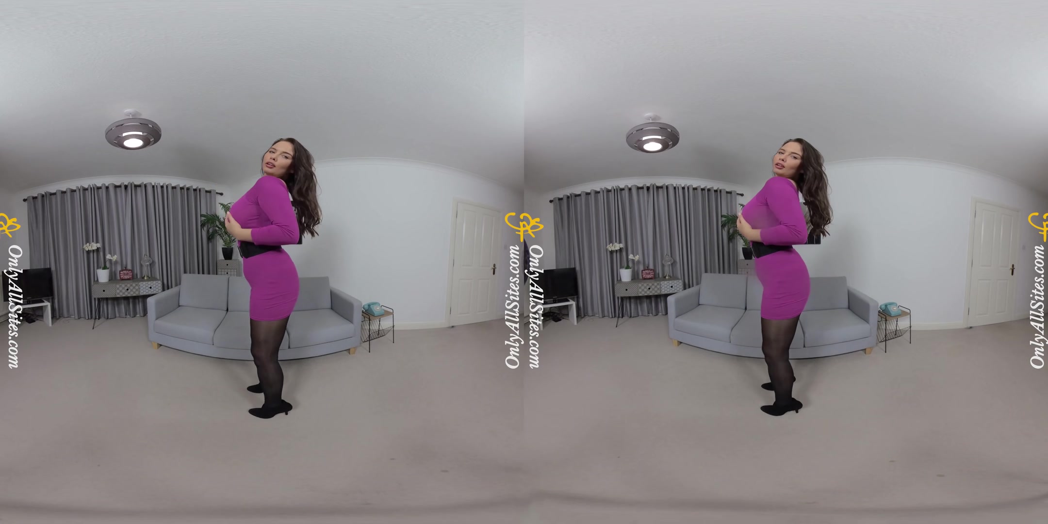 Kay G - Huge Tits and Pantyhose Are a Great Combination - OnlyTease