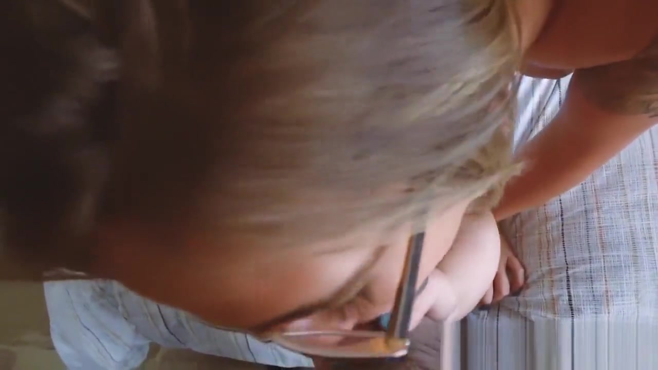 Busty stepsis sucking pov