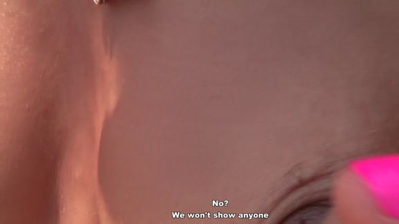 Brunette does a blowjob