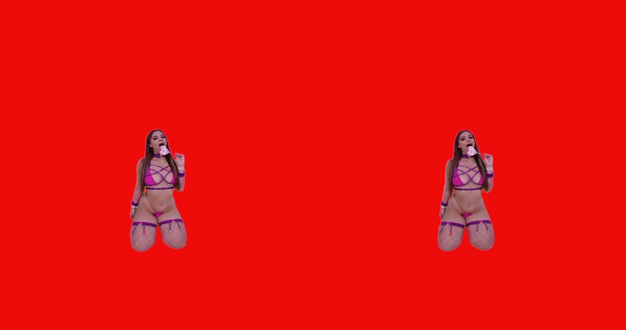 Violet's Heart Lollipop - Passthrough