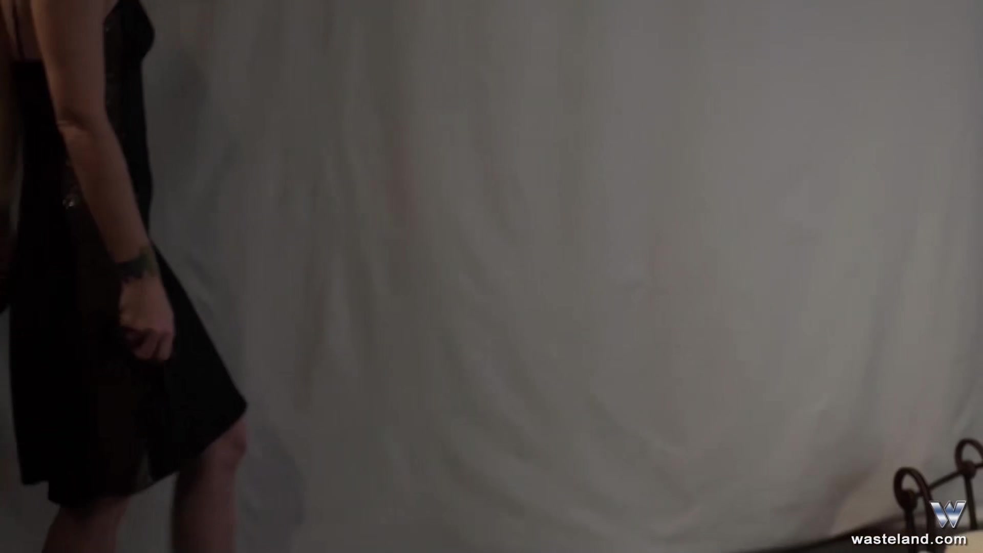Sexy Submissive Brunette Whipped And Flogged By Hot Blonde Lesdom Partner