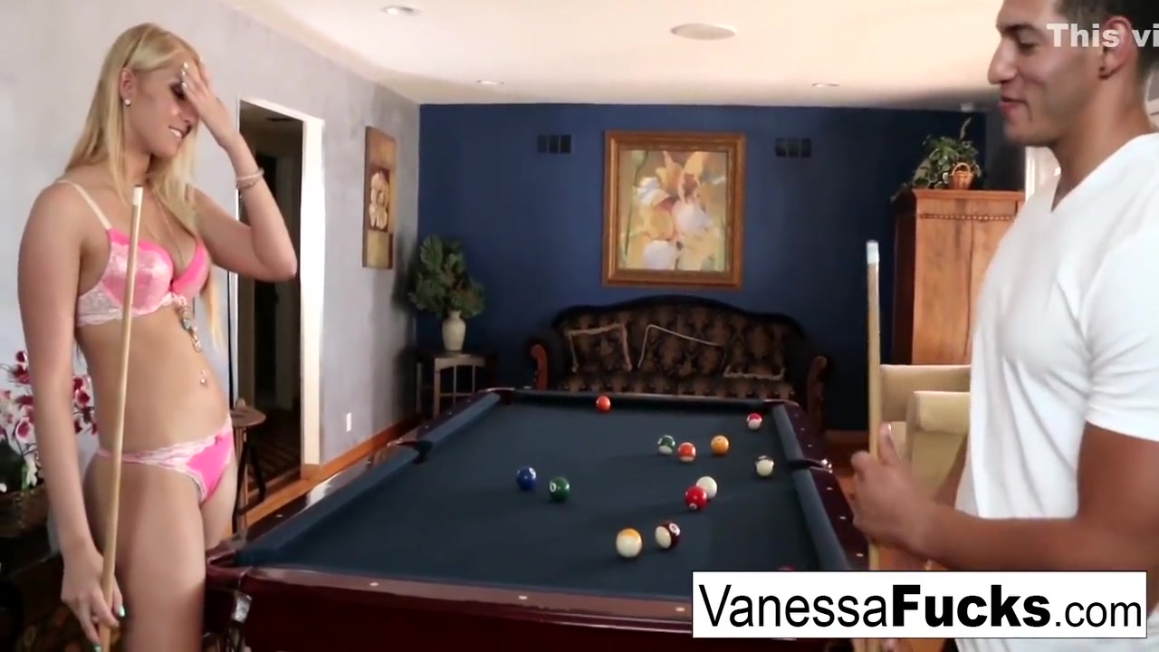 The Game Of Billiards Leads To A Sexy Competition 7 Min With Vanessa Cage