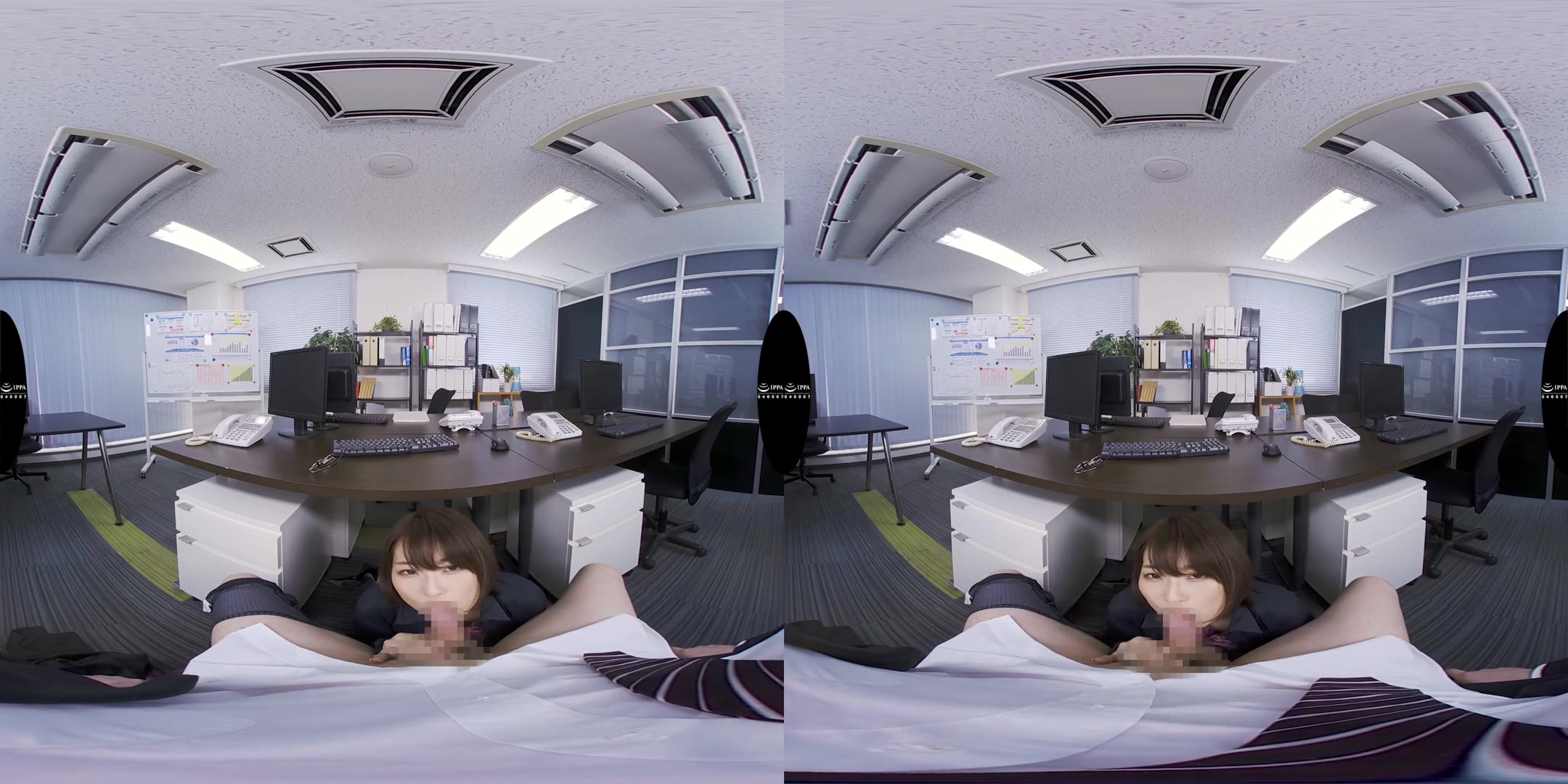 The Demonic Boss Transforms 180 Degrees in Her Office - Asian Big Tits Creampie Office Sex