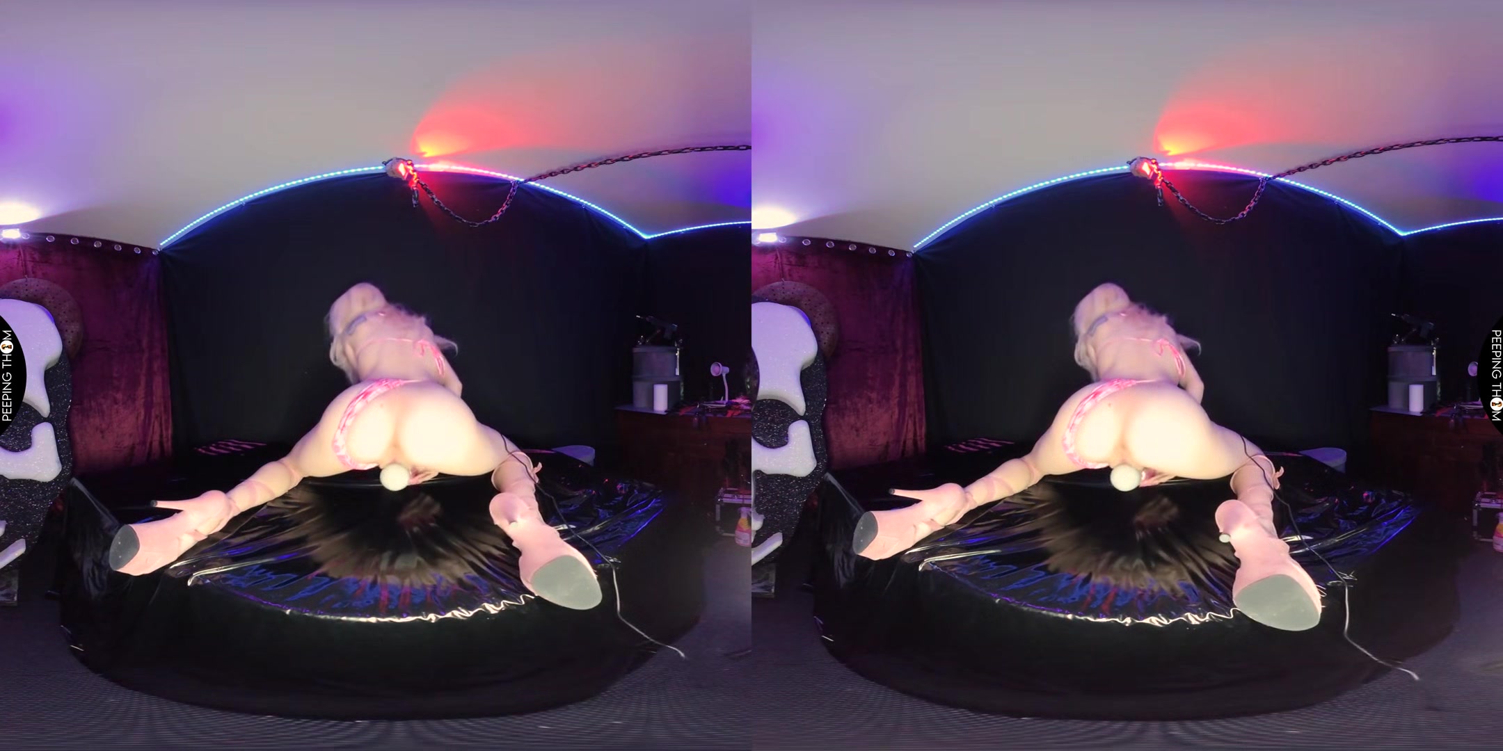 Dark Room Squirt; Striptease and Solo Masturbation with Angel Rae Doll