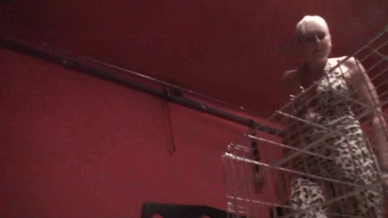 She makes her pet clean his cage by Femdom Austria