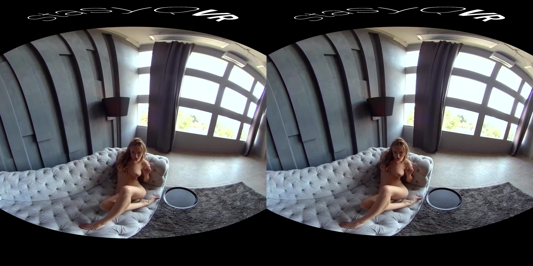 Amateur Russian babe teasing in exclusive POV VR video