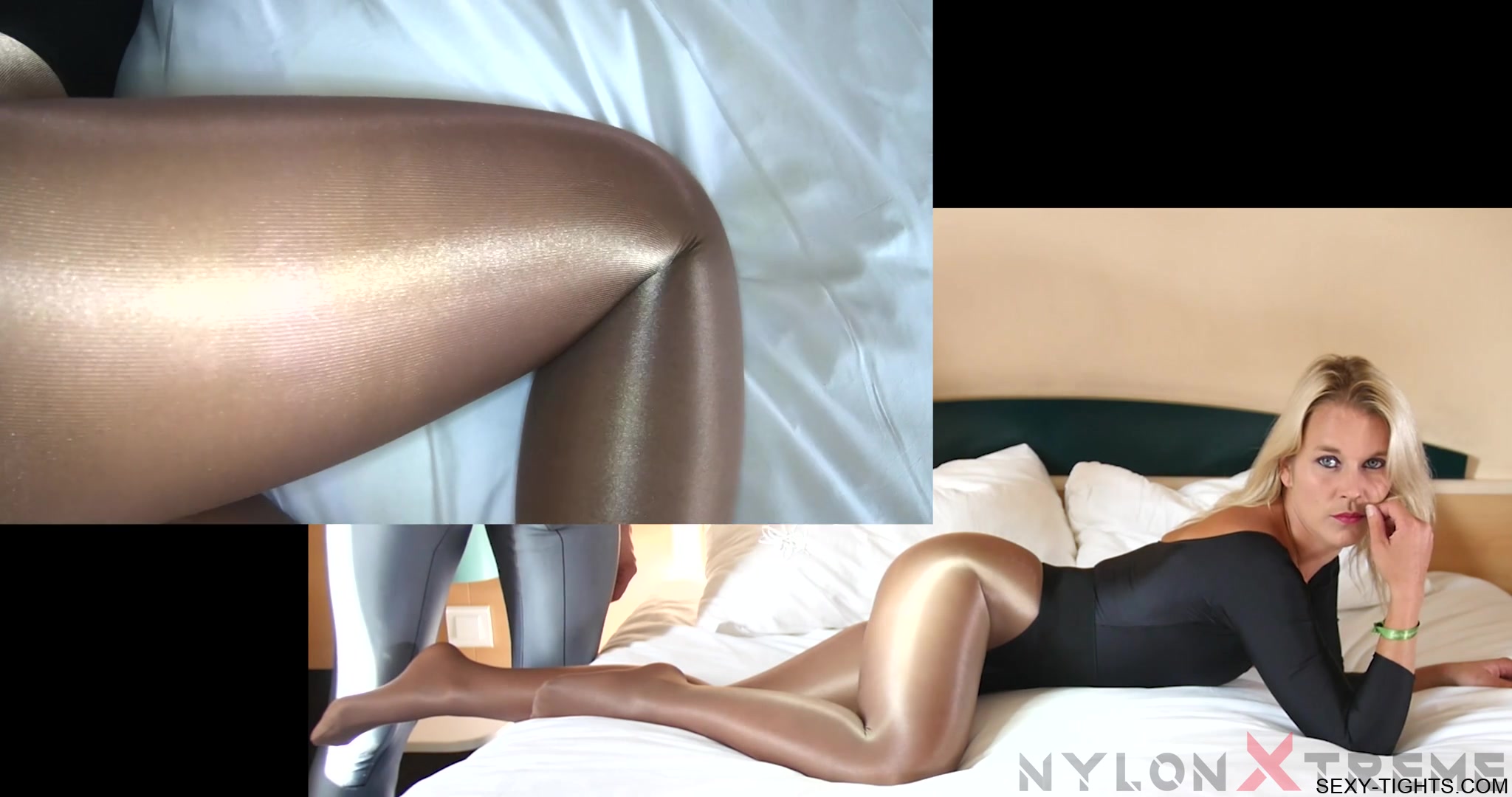 156 Naomie Loup Shinny Pantyhose Leotard - Sex Movies Featuring Sexy Tights