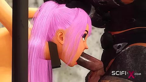 Sci-fi sex android fucks hard a sexy girl in the bunker