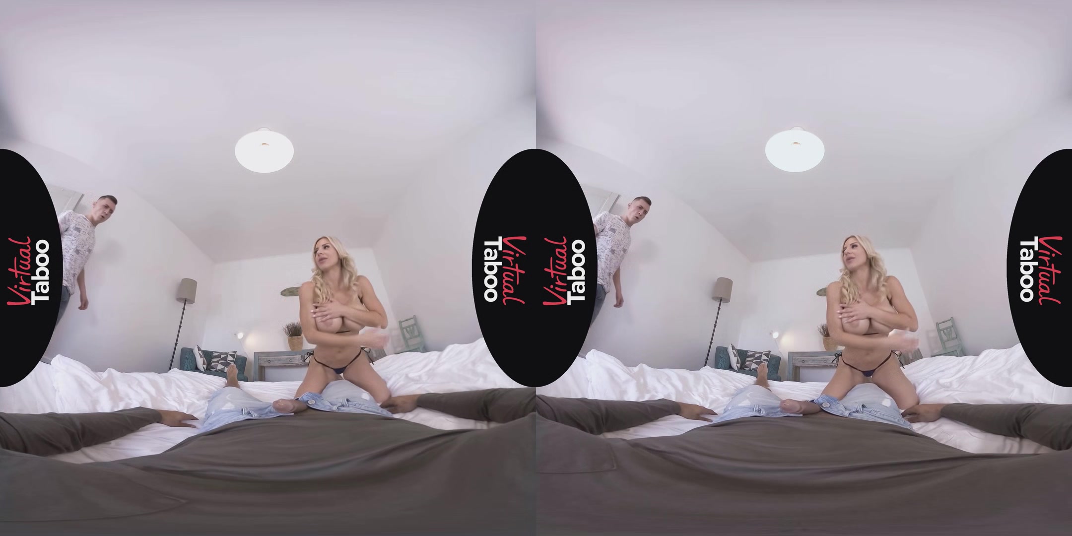 Nathaly Cherie VR Porn: One MILF, Two Cocks, Three Holes - VirtualTaboo