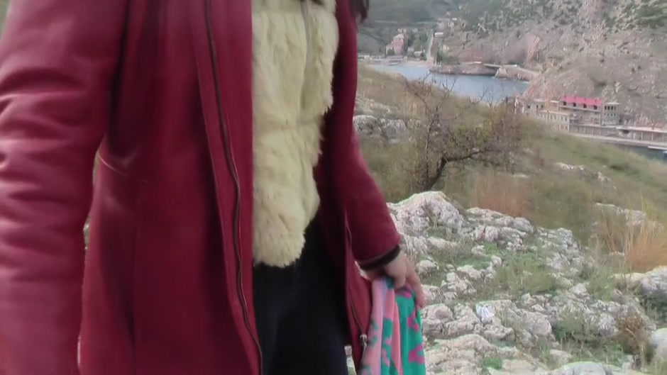 Aurita in sex tape video with hardcore sex in the outdoors