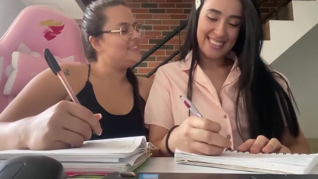 Zoemelissa Stepsisters Are Studying And They Get Horny