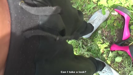 2 blondes engulfing dong on the street