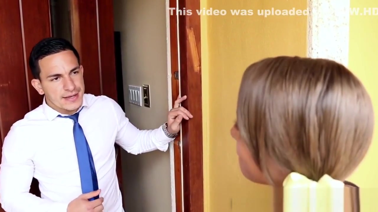 Babysitter takes a facial