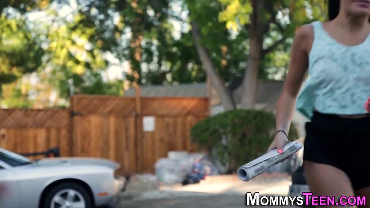 Lesbian teen 18+ masturbates