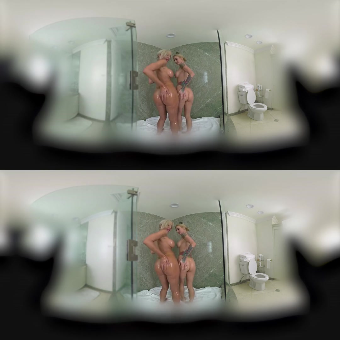 Nina Elle & Sarah Jessie in The Girls Only Collection: Slippery When Wet - HoloGirlsVR