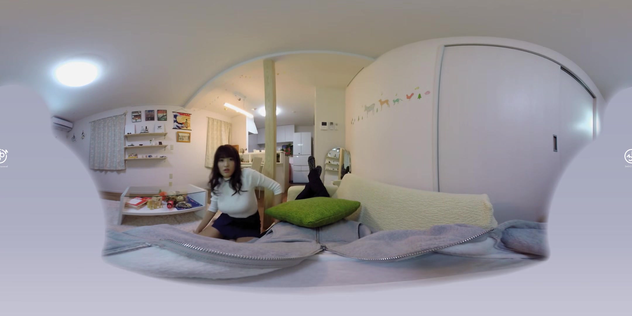Mai Hakase's Gachi Temptation (Practice Edition); Busty Japanese Babe Solo Softcore Short VR