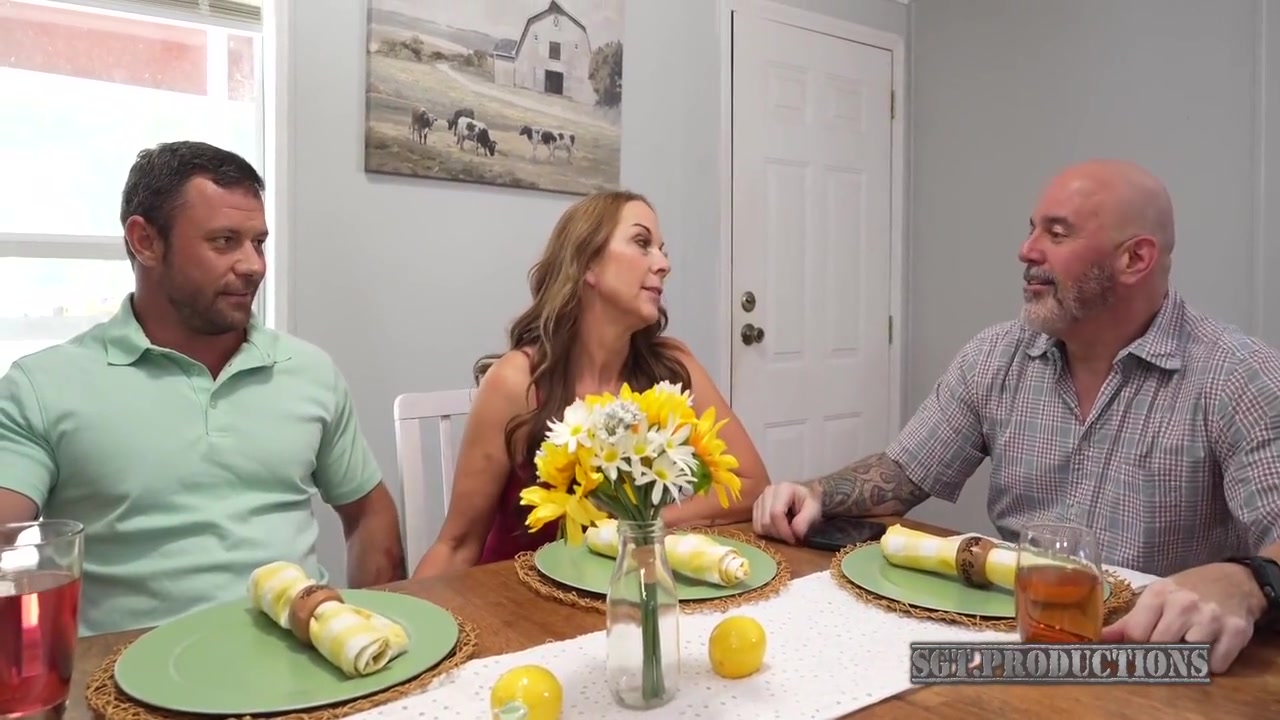 Kymber Leigh, Sgt Miles And Scott Trainor - Horny Milf Stepmom Cheats With My Big Cock On Her Special 3 11 Min