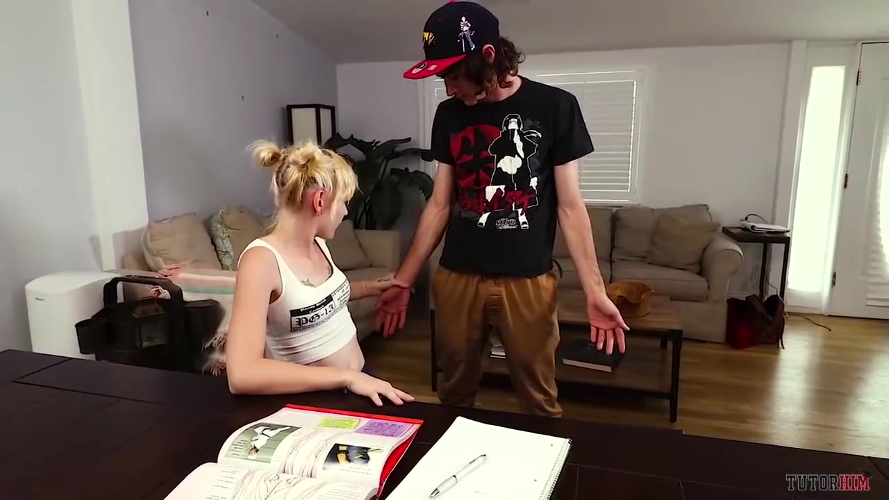 Blonde Slut Gives This teen 18+ A Lubes Up Handy