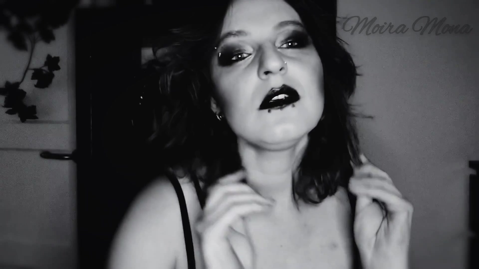 Evil Queen With Dark Lipstick