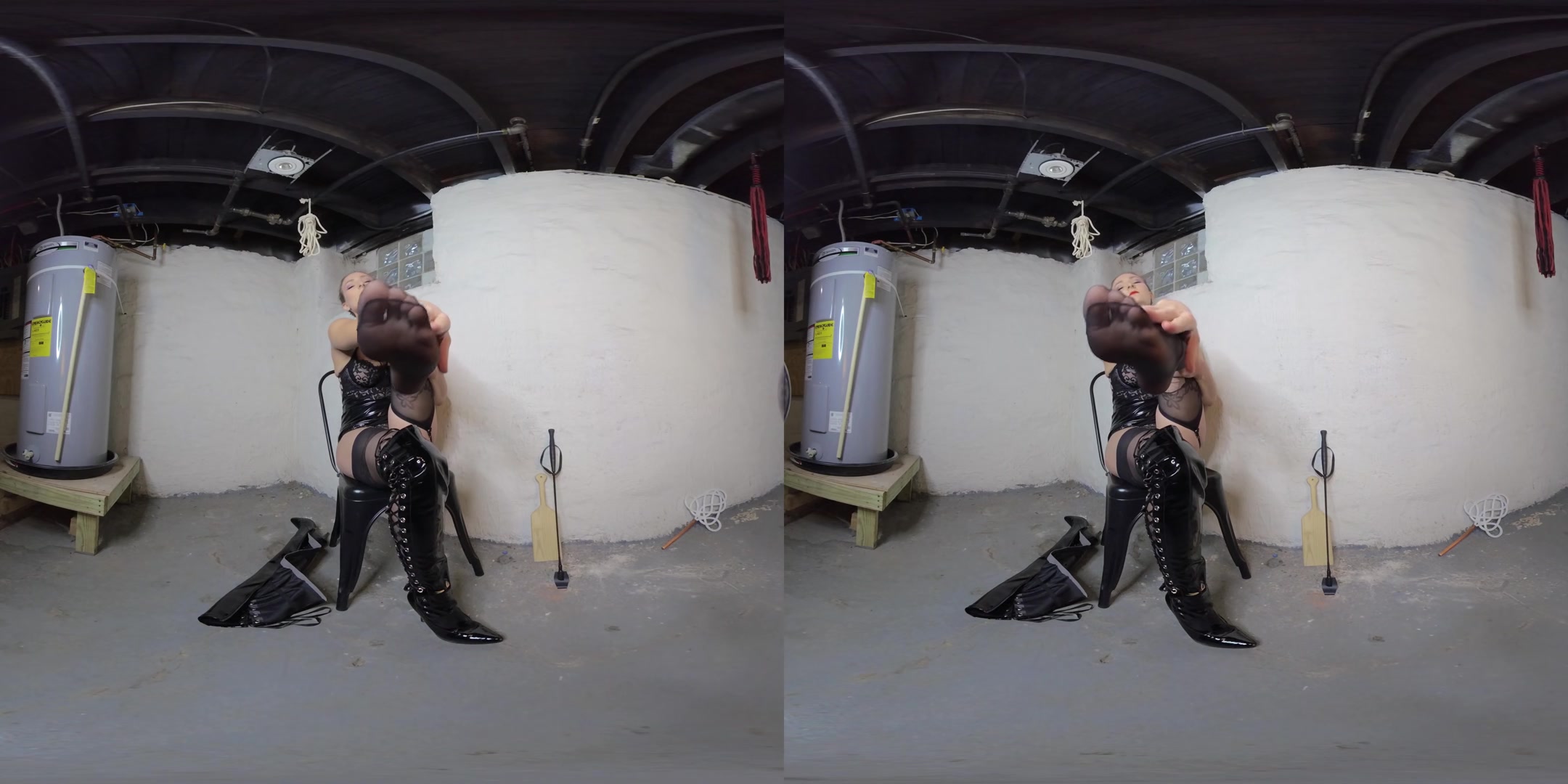 Domimatrix Foot Worship JOI with Countdown, Feet Multiscreen Overload - IntimoVR