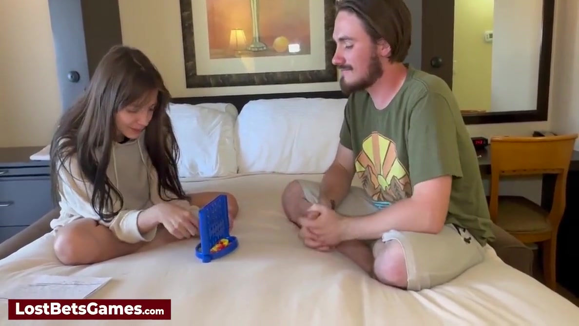 Playing A Strip Connect 4 On The Bed And Losing All Clothes In The Process
