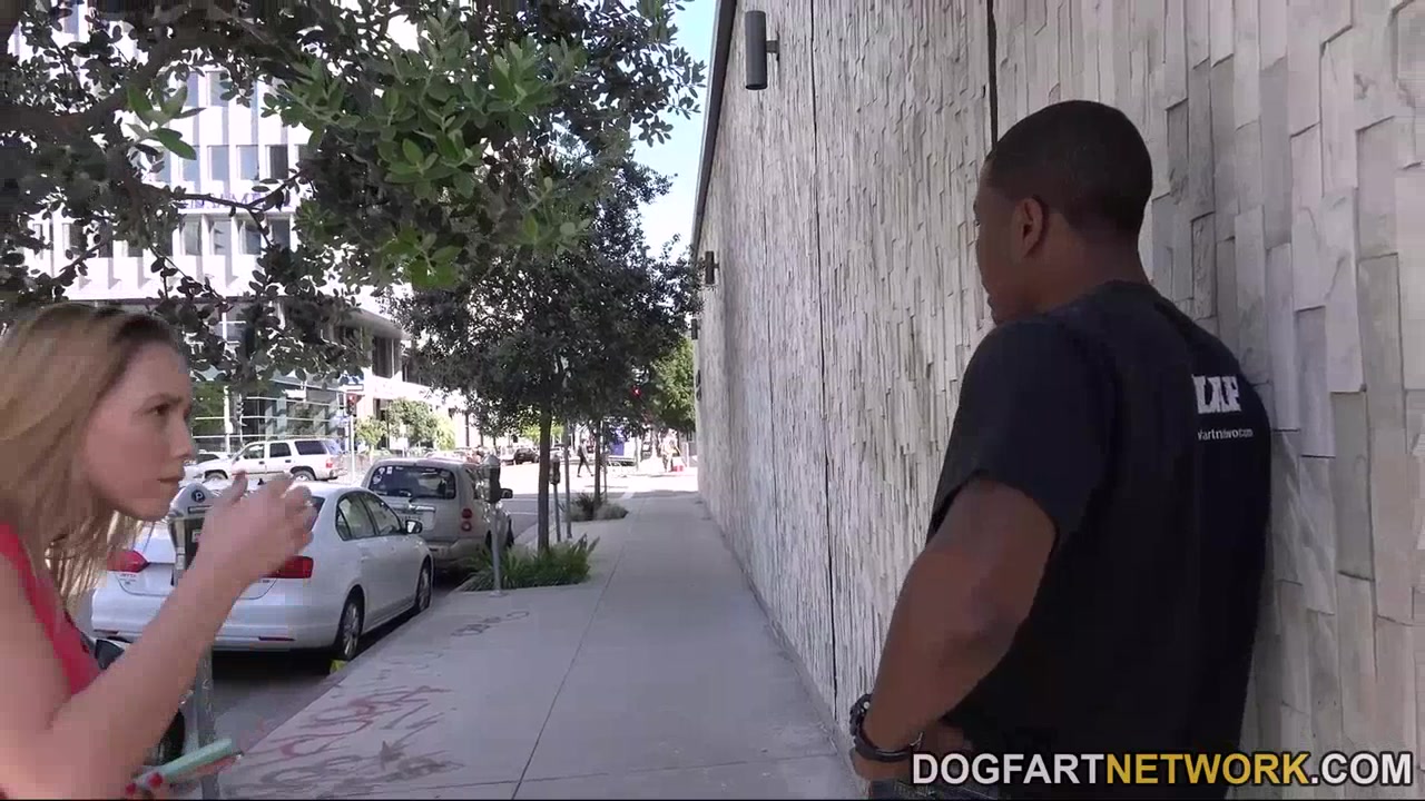 Hollie Mack's first interracial scene