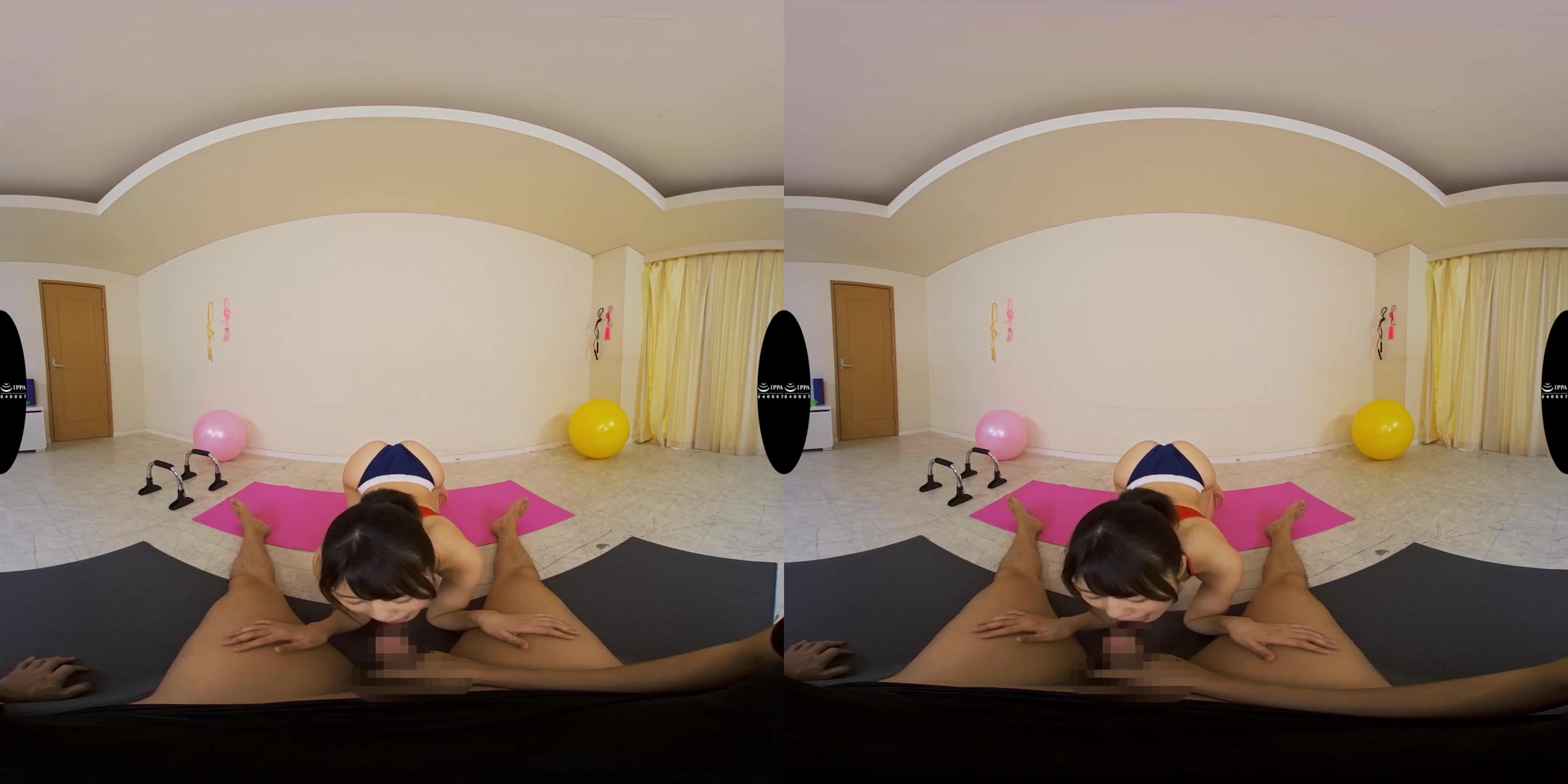 Exposing Your Instructor' Big Busty Breasts; Workout with Big Tit Japanese Babe