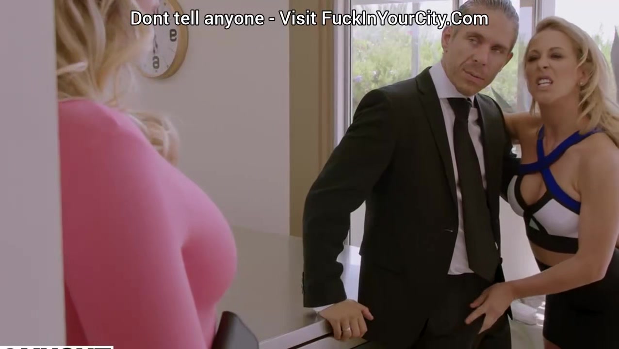 my busty boss takes care of my sexual life