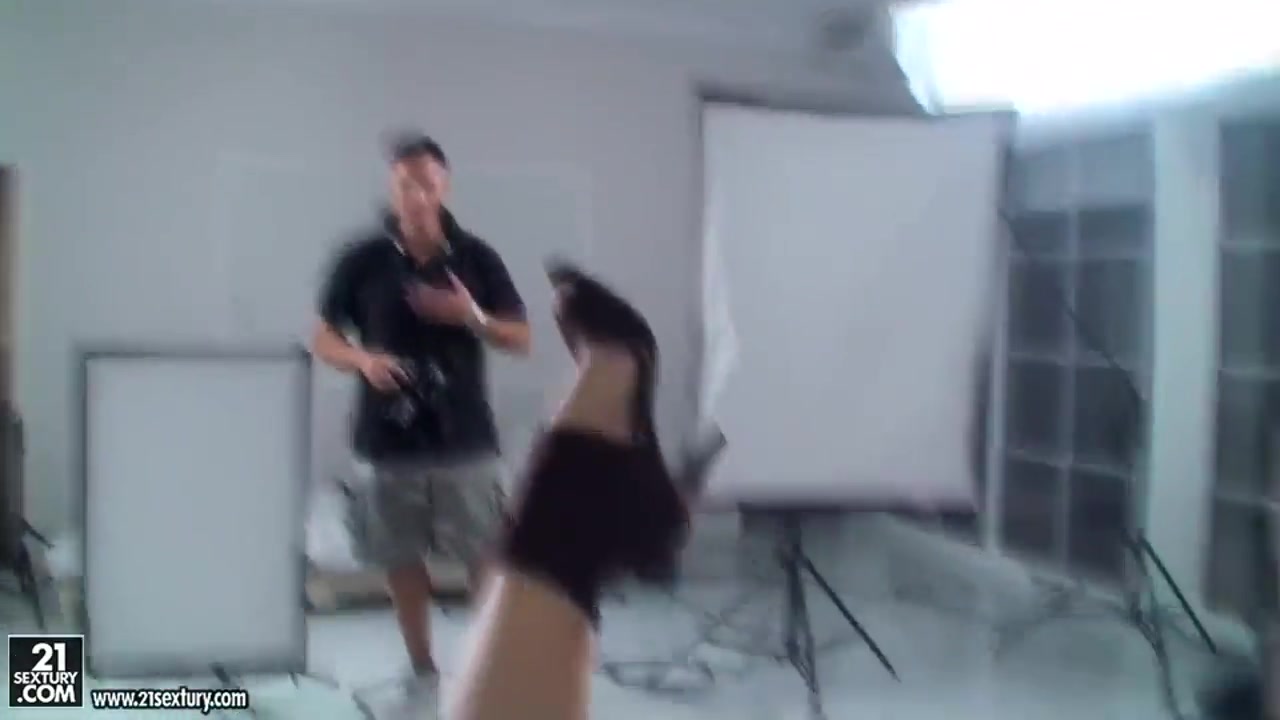 Long haired brunette Lisa Sparkle fucking with her rich lover and his driver