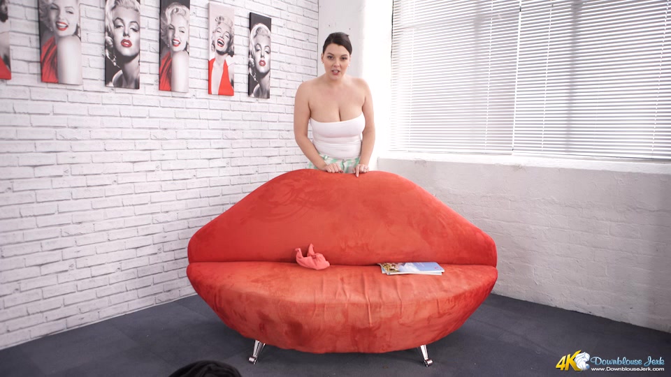 Cherry Blush in A Massive Pair - DownblouseJerk